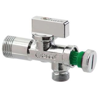 Γωνιακός διακόπτης 1/2"x1/2" με φίλτρο