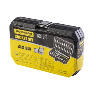 Κασετίνα καρυδάκι Cr-V 1/4” σετ 46τεμ