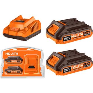 Σετ μπαταρίας 20V - 2x2.0Ah & φορτιστής 2Α