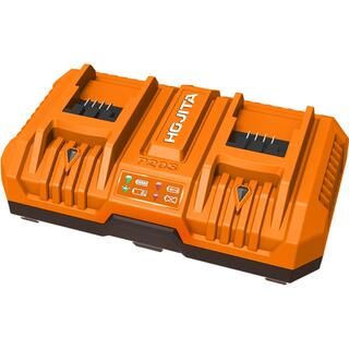 Φορτιστής 2 θέσεων για μπαταρία λιθίου 2x20V 8A