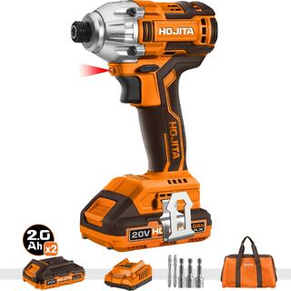 Παλμικό κατσαβίδι Brushless 170Nm - 20V Σετ & τσάντα