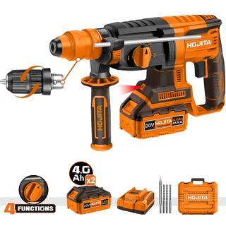 Περιστροφικό κρουστικό πιστολέτο Brushless 26mm - 20V με ταχυτσοκ & βαλιτσάκι