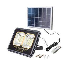 Ηλιακός προβολέας LED με τηλεχειριστήριο 3000lm 6500K