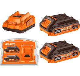 Σετ μπαταρίας 20V - 2x2.0Ah & φορτιστής 2Α
