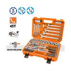 Καστάνια 1/2'' & 1/4'' με καρυδάκια σετ 82τεμ.