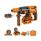 Περιστροφικό κρουστικό πιστολέτο Brushless 26mm - 20V με ταχυτσοκ & βαλιτσάκι